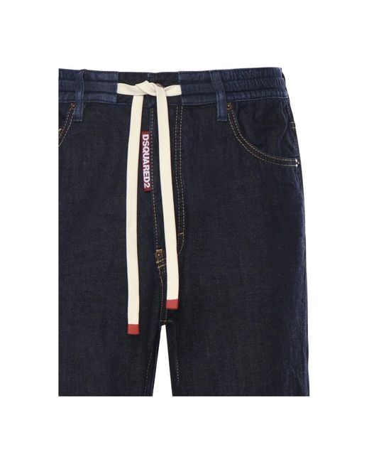 DSquared² Blue Straight Jeans for men
