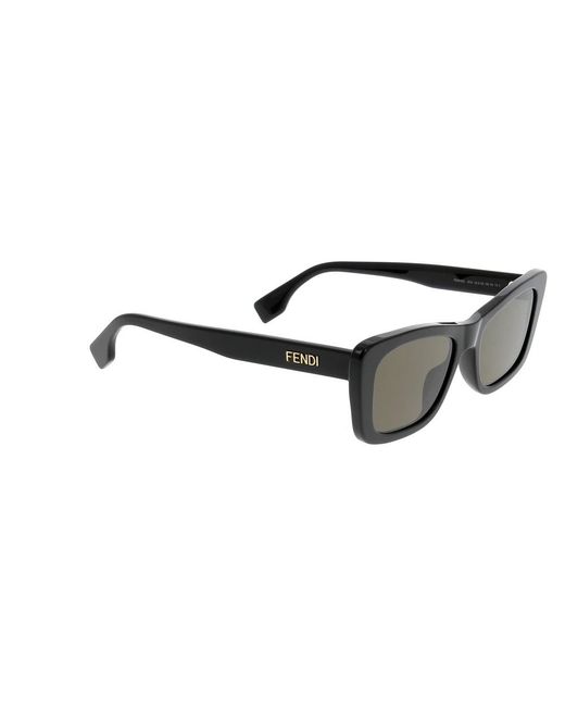 Fendi Accessoires ,Zwart ,Stijlvolle Zonnebril Voor Modieuze Looks in het Black