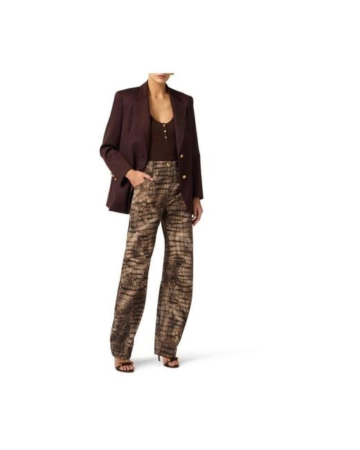 Elisabetta Franchi Brown Blazers