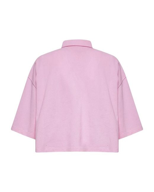 Bottega Veneta Pink Polo Shirts