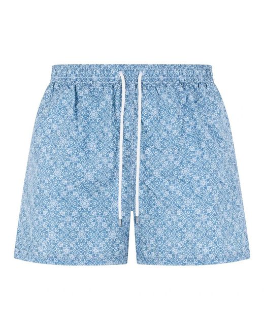 Fedeli Blue Beachwear for men