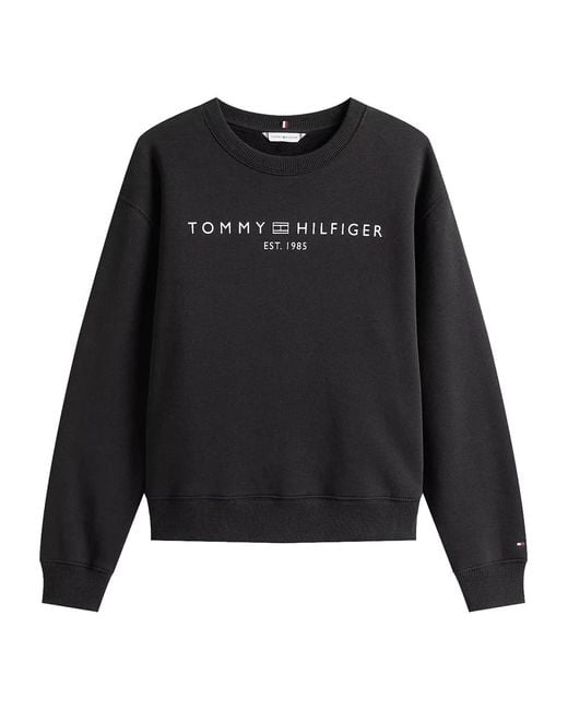 Sweatshirts di Tommy Hilfiger in Black