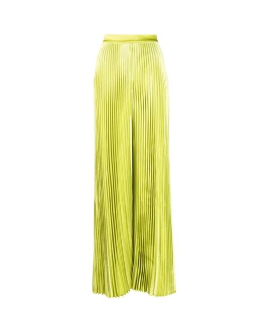 L'idée Yellow Wide Trousers