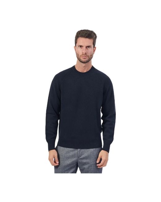 Boss Blue Cashmere Knitwear for men