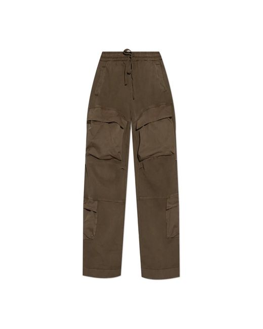 Wide Trousers Entire studios de color Green