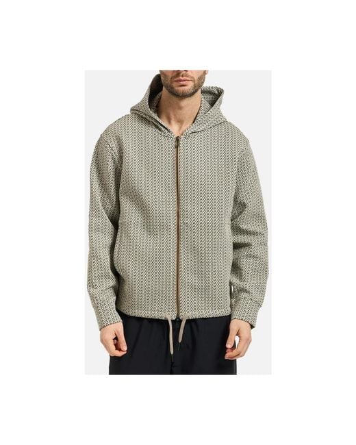 ARMANI EXCHANGE Gray Zip-Throughs for men
