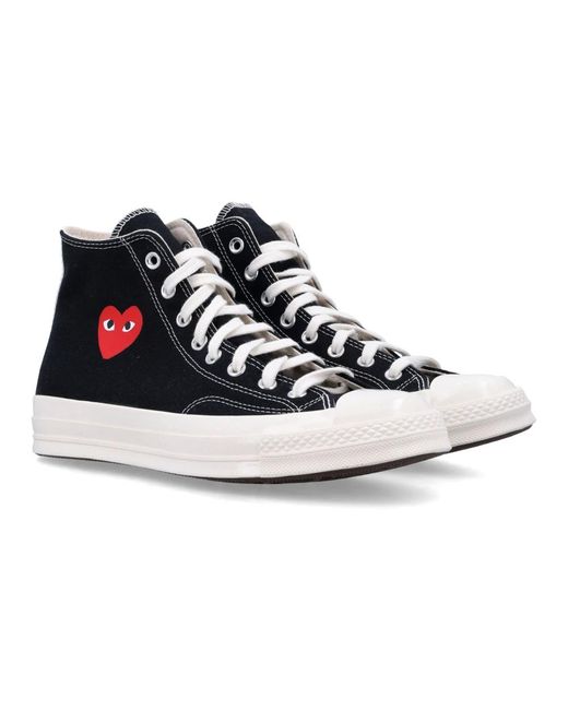 COMME DES GARÇONS PLAY Blue Sneakers for men