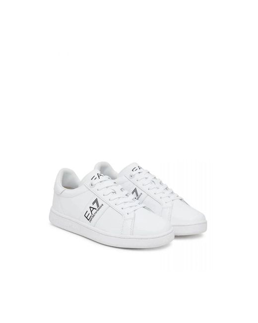 EA7 Klassieke Sneakers in het White voor heren