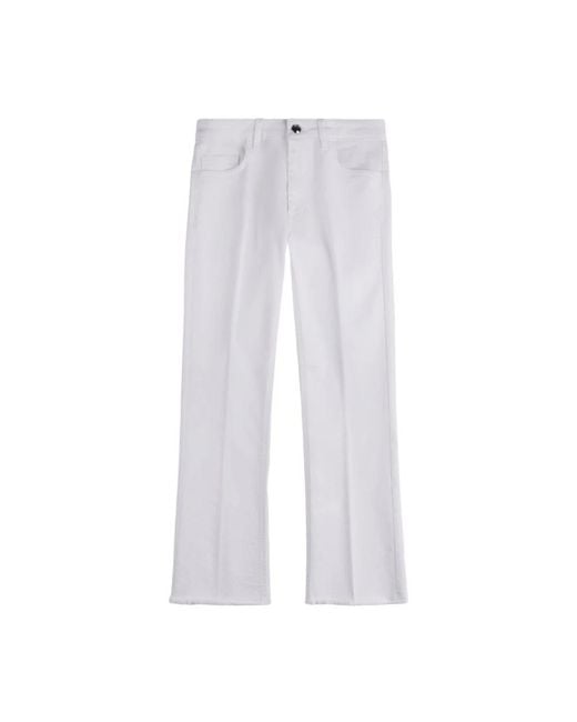 Fay Jeans ,Wit ,Cropped Jeans in het White