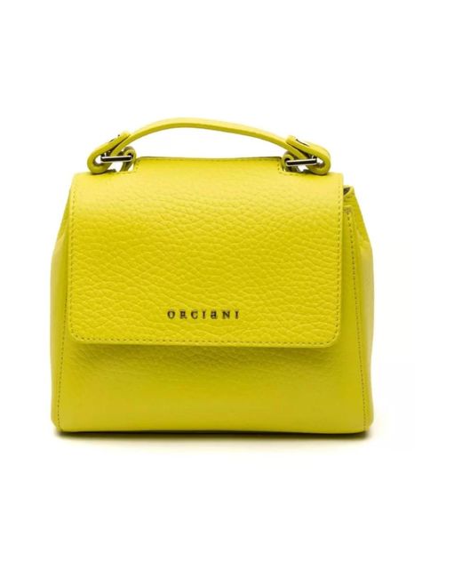 Orciani Yellow Shoulder Bags