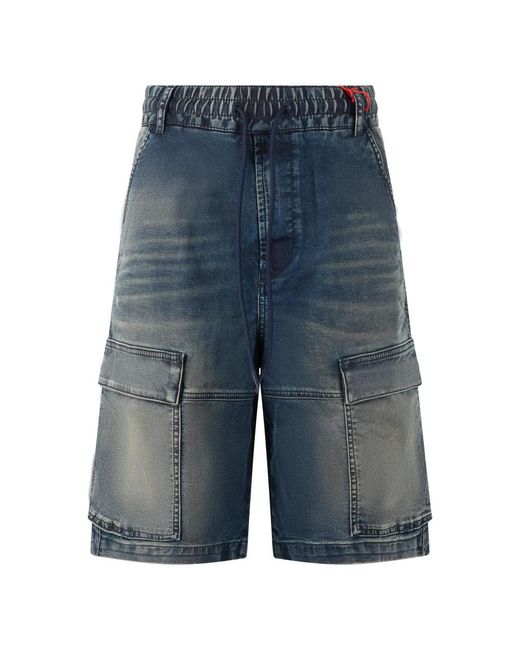 DIESEL Blue Denim Shorts