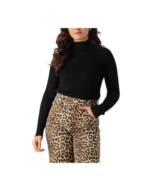 Ydence Black Schwarzes Stricktop-Set