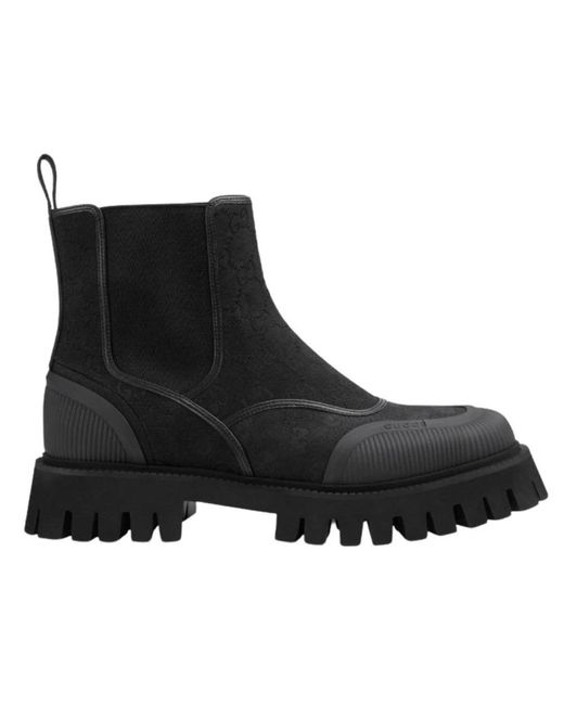 Gucci Black Chelsea Boots for men