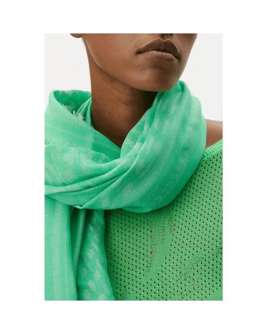 Lala Berlin Green Silky Scarves