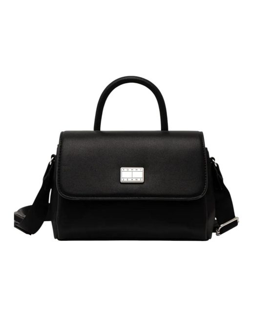 Tommy Hilfiger Black Kleine polyurethan taschen kollektion,kleine taschenkollektion für frauen aus polyurethan