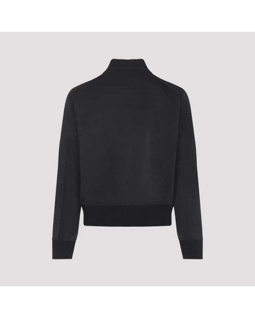 Rick Owens Jassen ,Zwart ,Katoen Heizer Flight Jacket in het Black voor heren