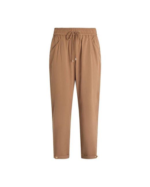 Liu Jo Natural Braune Joggerhose Mit Bambus-Stretch