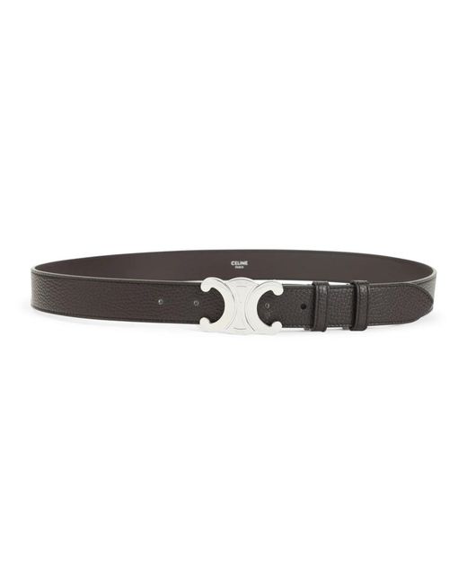 Céline Black Large 30 Mm Belt for men