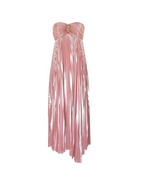 SIMONA CORSELLINI Pink Maxi Dresses
