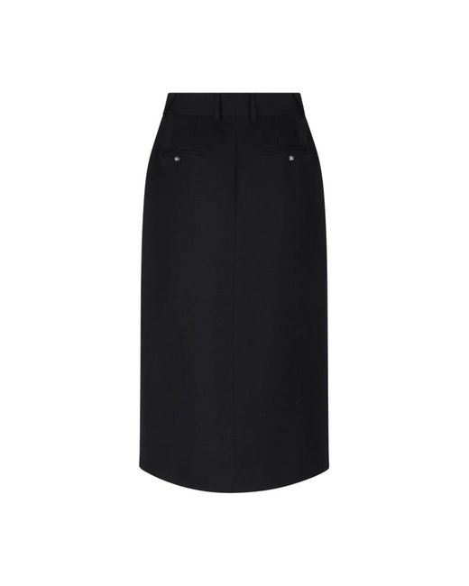 Dolce & Gabbana Black Midi Skirts