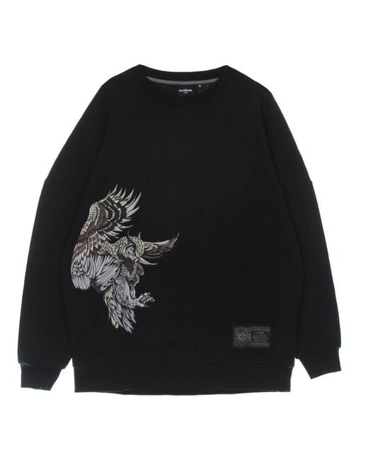 DOLLY NOIRE Black Sweatshirts for men
