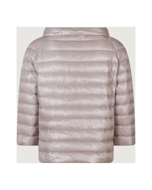 Herno Gray Winter Jackets