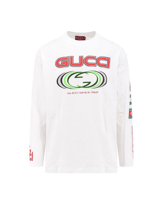 Gucci Long Sleeve Tops in het White voor heren