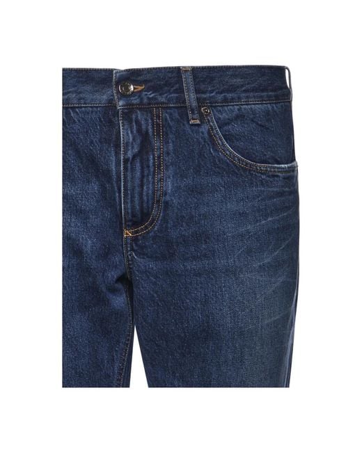 Dolce & Gabbana Blue Straight Jeans for men