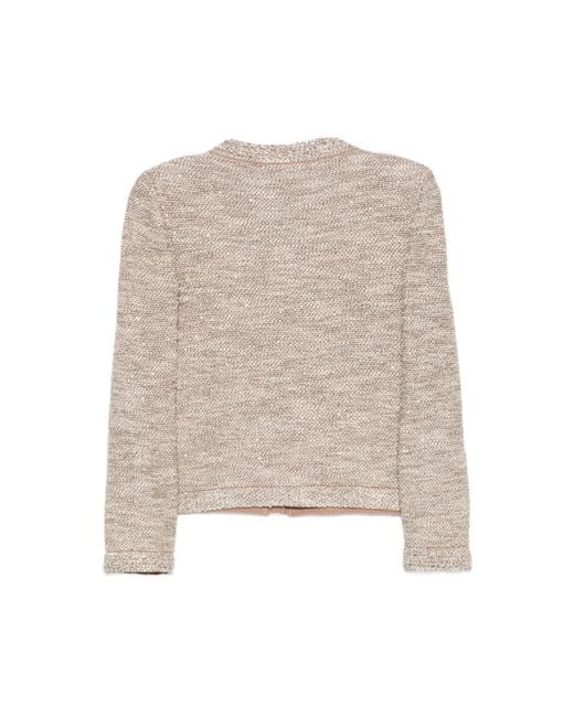 D.exterior Natural Cardigans
