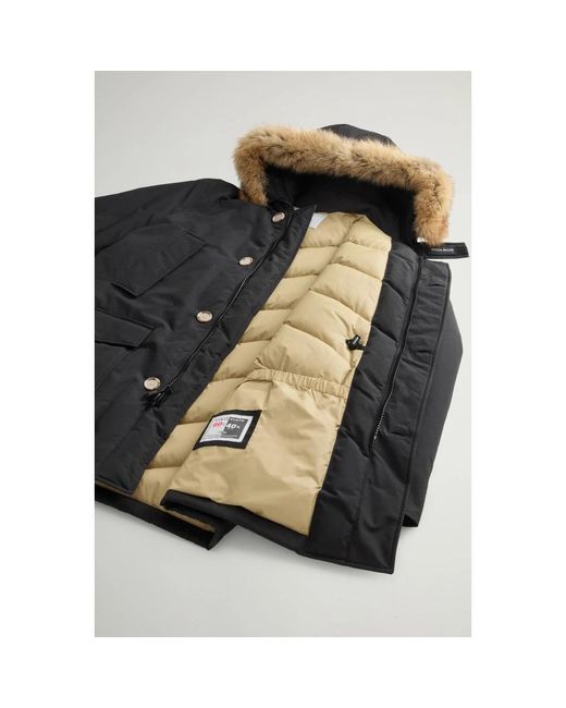 Parkas Woolrich de hombre de color Black