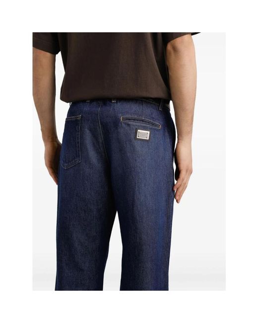 Dolce & Gabbana Straight Jeans in het Blue voor heren