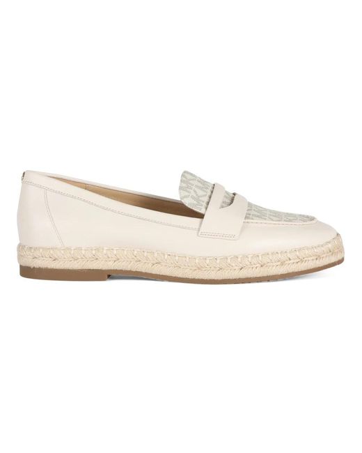 Michael Kors White Loafers