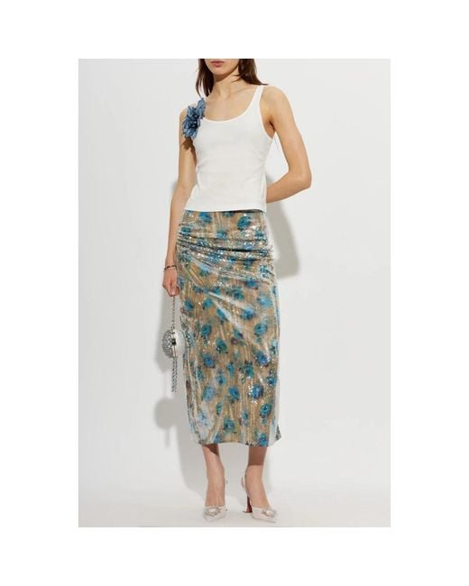 Tory Burch Green Midi Skirts