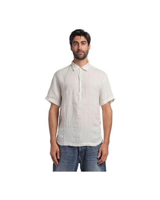 Barena Gray Short Sleeve Shirts for men