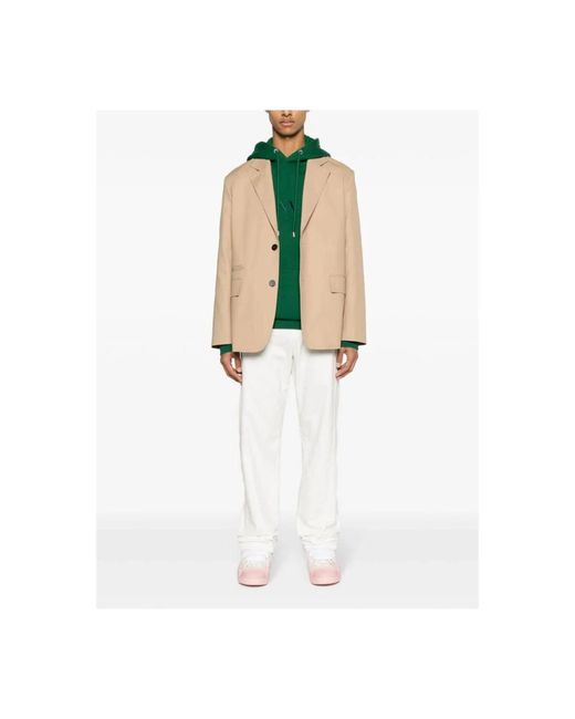 Lanvin Natural Blazers for men