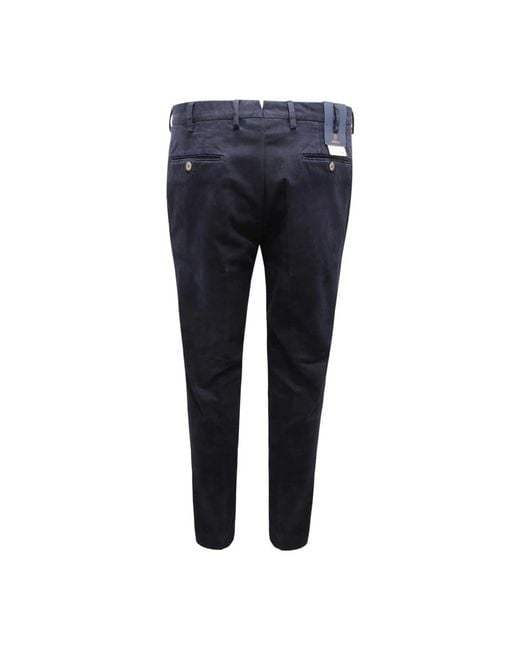 Santaniello Blue Chinos for men