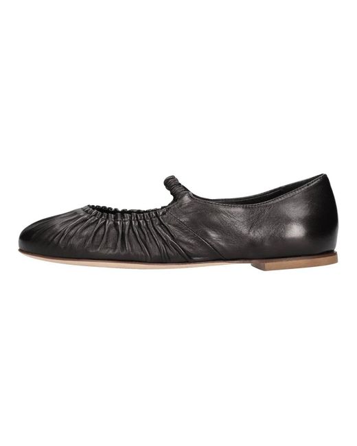 LORENA PAGGI Black Ballerina Shoes