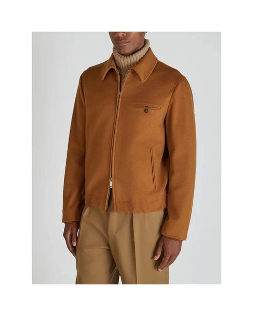 Montedoro Brown Light Jackets for men