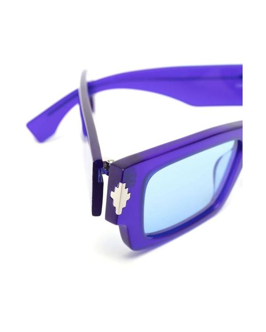 Marcelo Burlon Sonnenbrille,schwarze sonnenbrille mit original-etui in Purple für Herren