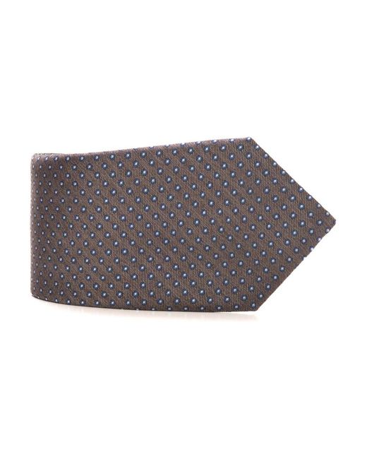Canali Gray Ties for men