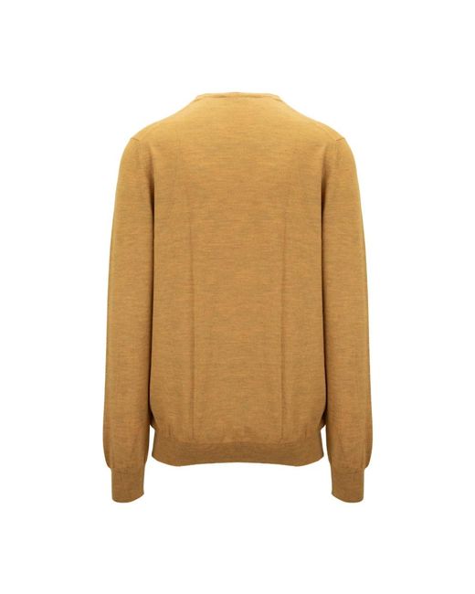 Fay Brown Round-Neck Knitwear for men
