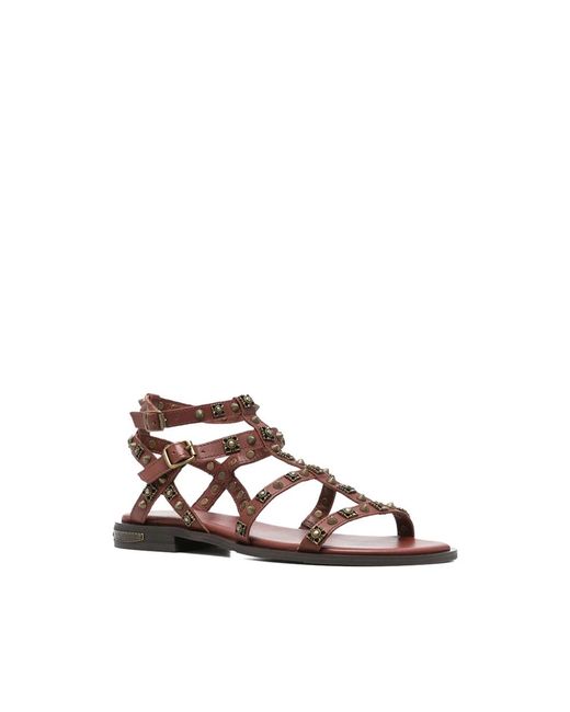 Flat Sandals Ash de color Brown