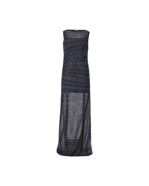 Missoni Maxi Dresses in het Blue