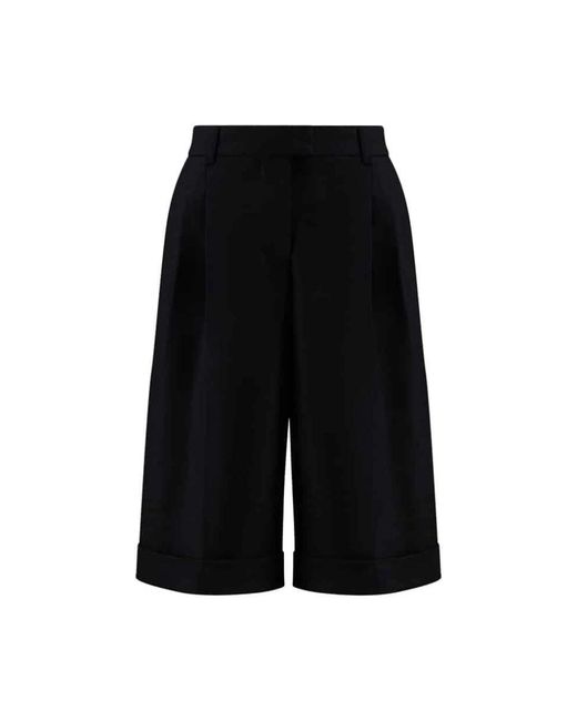 Moncler Black Long Shorts
