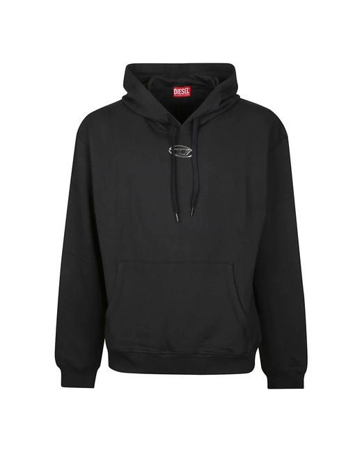 DIESEL S-Norm Iod Sweatshirt in het Black voor heren