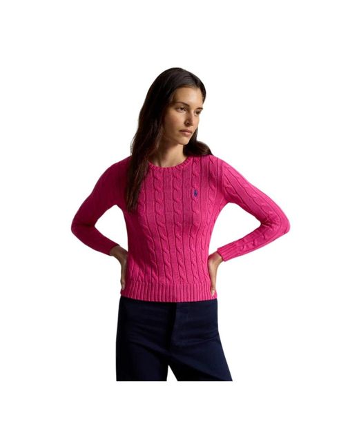 Ralph Lauren Pink Round-Neck Knitwear