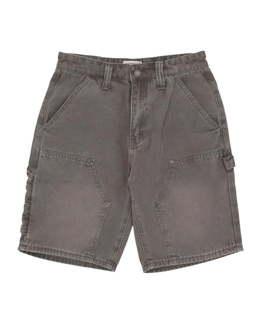 Guess Gray Denim Shorts for men