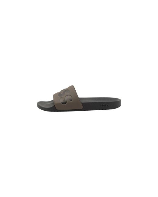 Sliders HUGO pour homme en coloris Black