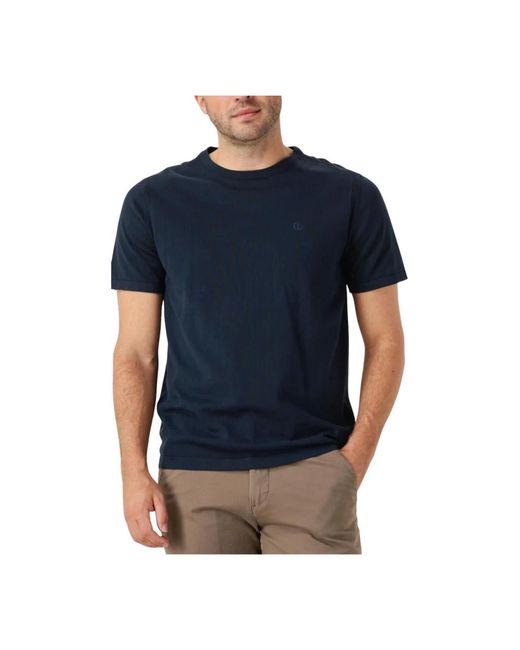 Dstrezzed Tops ,Blauw ,Katoen Donkerblauwe Tee Voor Mannen in het Blue voor heren