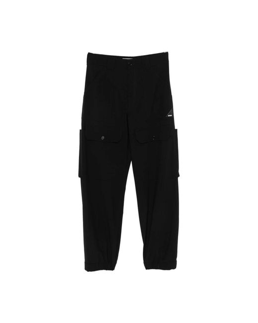 Straight Trousers MSGM pour homme en coloris Black